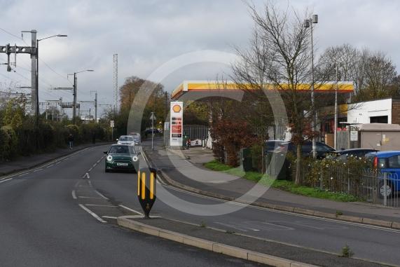 Shell Garage, Burnham Lane, near Burnham Railway Station. A woman suffered life-threatening injuries after being assaulted at the Shell Garage in Burnham Lane.