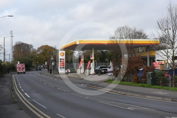 Shell Garage, Burnham Lane, near Burnham Railway Station. A woman suffered life-threatening injuries after being assaulted at the Shell Garage in Burnham Lane.