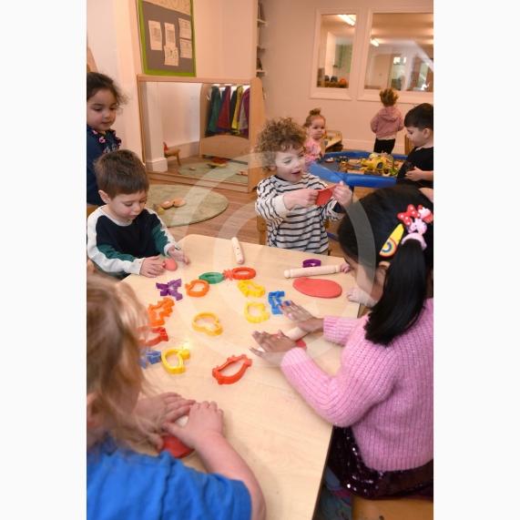 St Joseph’s Parish Centre, 36 Cookham Road, MaidenheadChildren and staff in the newly refurbished nursery space.