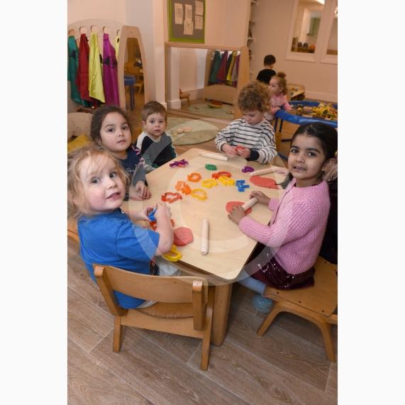 St Joseph’s Parish Centre, 36 Cookham Road, MaidenheadChildren and staff in the newly refurbished nursery space.