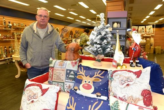 Nicholsons Shopping Centre, Maidenhead Purple Pansy are back in Maidenhead town centre with their pop-up Christmas shop. Mark Simeone