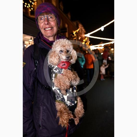 Henley Christmas FestivalFriday November 28th 2025Photos by Ian LongthorneInge Mikkelsen and Peanut 14