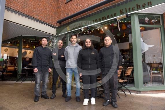 Vietnamese restaurant Suum Kitchen is having a refurbishment – only Vietnamese restaurant in BucksNhan Nyugen and staffSuum Kitchen, Spittal Street, Marlow 