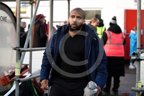 Maidenhead Utd V Hornchurch Ryan Peters first match in charge1-0 goal celebration