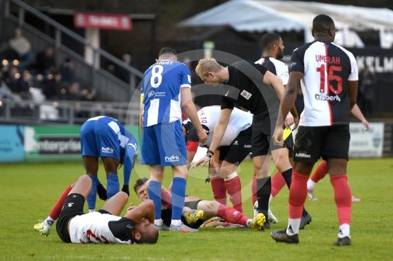 Maidenhead Utd V Hornchurch Ryan Peters first match in charge
