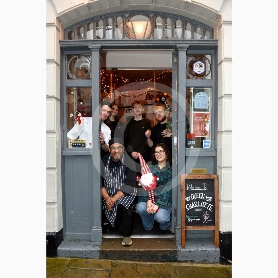 The Queen Charlotte has reopened under new management. Team staff shotThe Queen Charlotte, Church Lane, Windsor