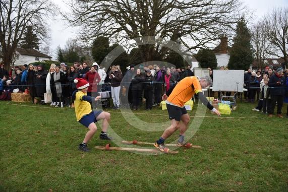 The annual Boxing Day Games. Organised by local charity fund raisers, the Cherry Pickers of Cookham Dean, the event will consist of five silly games and a tug-of-war