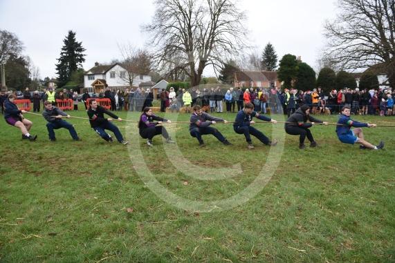 The annual Boxing Day Games. Organised by local charity fund raisers, the Cherry Pickers of Cookham Dean, the event will consist of five silly games and a tug-of-war