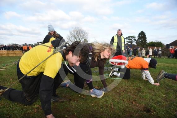 The annual Boxing Day Games. Organised by local charity fund raisers, the Cherry Pickers of Cookham Dean, the event will consist of five silly games and a tug-of-war