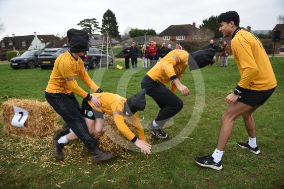 The annual Boxing Day Games. Organised by local charity fund raisers, the Cherry Pickers of Cookham Dean, the event will consist of five silly games and a tug-of-war