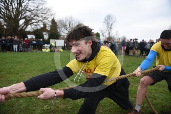 The annual Boxing Day Games. Organised by local charity fund raisers, the Cherry Pickers of Cookham Dean, the event will consist of five silly games and a tug-of-war