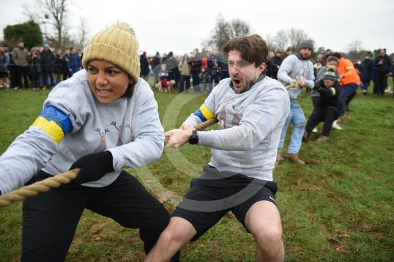 The annual Boxing Day Games. Organised by local charity fund raisers, the Cherry Pickers of Cookham Dean, the event will consist of five silly games and a tug-of-war