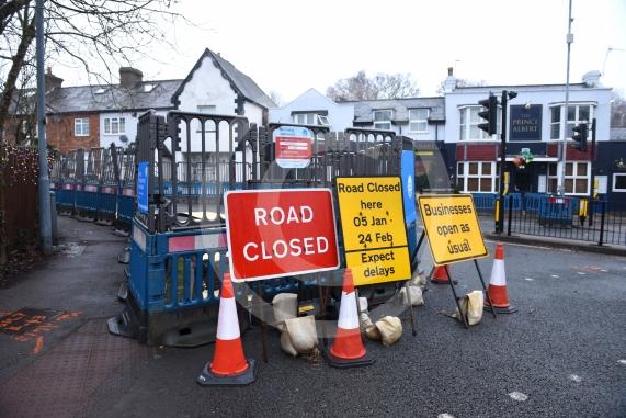 Junction of Clewer Hill Road, St Leonards Road, Winkfield Road and Imperial Road, WindsorThames Water is carrying out essential mains replacement