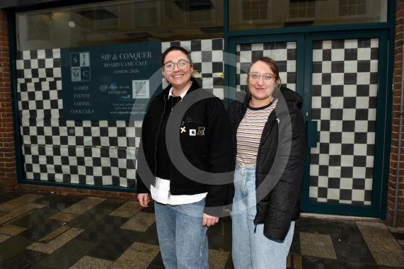 Sip and Conquer caf&eacute; , 120 Maidenhead High StreetSchool friends Rosie Mulford and Ellie Jeffries are preparing to open a new board game caf&eacute; at the end of January. 