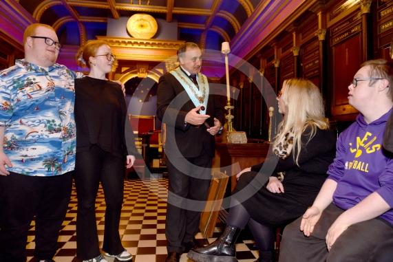 Windsor Masonic Centre, Church Lane, WindsorThe Windsor Castle Masonic Lodge welcomed The Electric Eels Swimming Club to the Masonic Centre to officially present them with a joint &pound;2,000 from Windsor Castle Lodge and Etonian Lodge of St John Lodge.