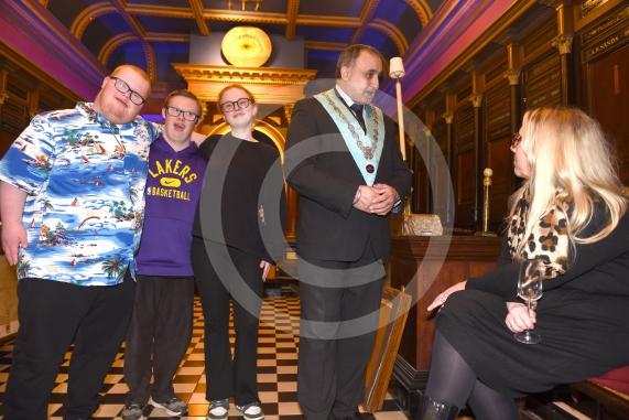 Windsor Masonic Centre, Church Lane, WindsorThe Windsor Castle Masonic Lodge welcomed The Electric Eels Swimming Club to the Masonic Centre to officially present them with a joint &pound;2,000 from Windsor Castle Lodge and Etonian Lodge of St John Lodge.