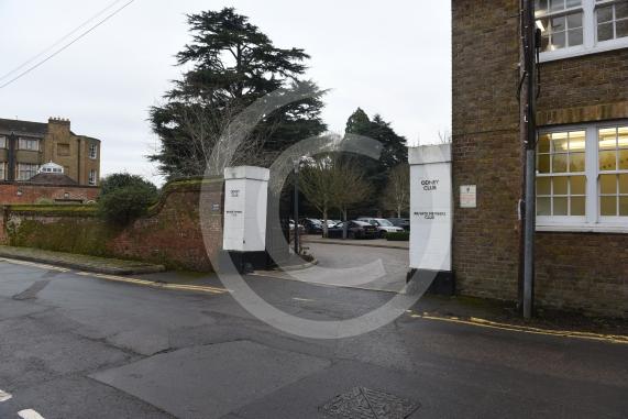 The Odney Club entrance, CookhamParish councillors have been complaining about &lsquo;unacceptable&rsquo; noise levels.