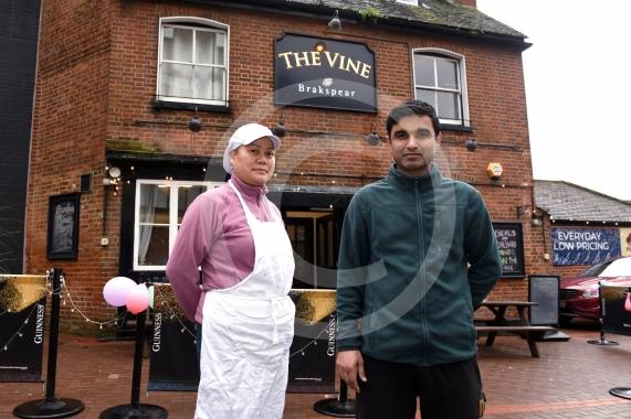 The Vine Pub, 20 Market Street, MaidenheadThe Vine pub and Thai restaurant. New owners have taken over The Vine and have also incorporated a new Thai restaurant into the venue. 