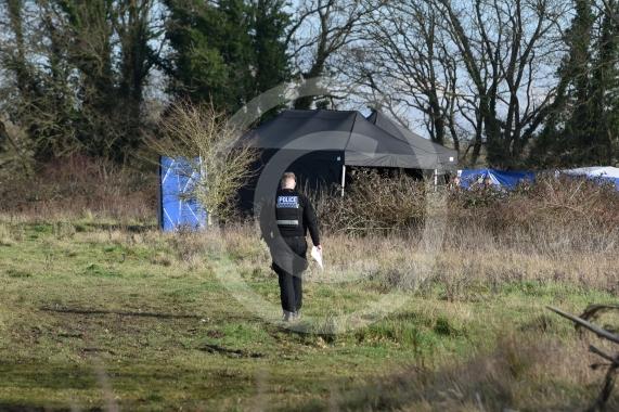 Fields off Grays Park Road, Stoke PogesThames Valley Police is carrying out searches in connection with the murder of Andrzej Mucha in Slough in 2021.