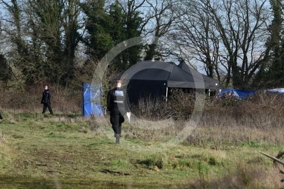 Fields off Grays Park Road, Stoke PogesThames Valley Police is carrying out searches in connection with the murder of Andrzej Mucha in Slough in 2021.