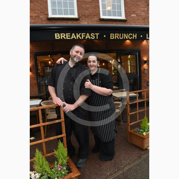New cafe- The local Cafe Bakehouse, Cookham is opening its doors &ndash; the new owners are Daniela and Marius Matei &ndash; Photos of them and the team. 3 Station Hill, Cookham