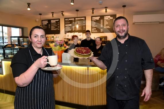 New cafe- The local Cafe Bakehouse, Cookham is opening its doors &ndash; the new owners are Daniela and Marius Matei &ndash; Photos of them and the team. 3 Station Hill, Cookham