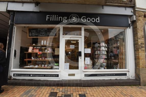 Filling Good, 22 High Street, MaidenheadReopened Filling Good shop. They reopened on Saturday after flooding in 2023 meant they had to leave. Nigel Prior, Food Safety Officer/HandymanSophie Ibison, Co=founder and Manager