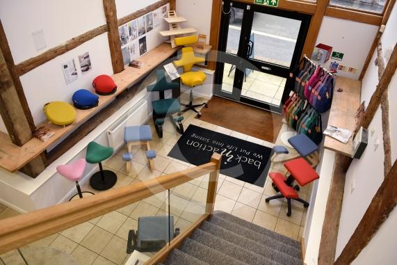 Back in Action. A company specialising in furniture that supports people with back problems has returned back to Cookham after years away. Longtime business owner David Newbound,  his daughter Romilly.Unit 2a, Lower Mount Farm, Cookham, Maidenhead 