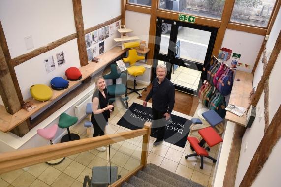 Back in Action. A company specialising in furniture that supports people with back problems has returned back to Cookham after years away. Longtime business owner David Newbound,  his daughter Romilly.Unit 2a, Lower Mount Farm, Cookham, Maidenhead 
