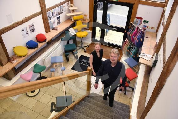 Back in Action. A company specialising in furniture that supports people with back problems has returned back to Cookham after years away. Longtime business owner David Newbound,  his daughter Romilly.Unit 2a, Lower Mount Farm, Cookham, Maidenhead 