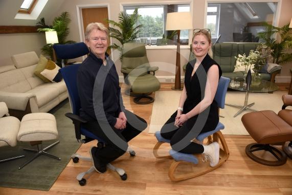 Back in Action. A company specialising in furniture that supports people with back problems has returned back to Cookham after years away. Longtime business owner David Newbound,  his daughter Romilly.Unit 2a, Lower Mount Farm, Cookham, Maidenhead 