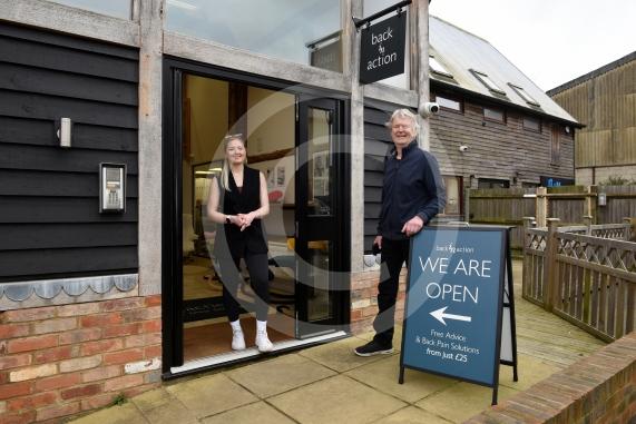 Back in Action. A company specialising in furniture that supports people with back problems has returned back to Cookham after years away. Longtime business owner David Newbound,  his daughter Romilly.Unit 2a, Lower Mount Farm, Cookham, Maidenhead 