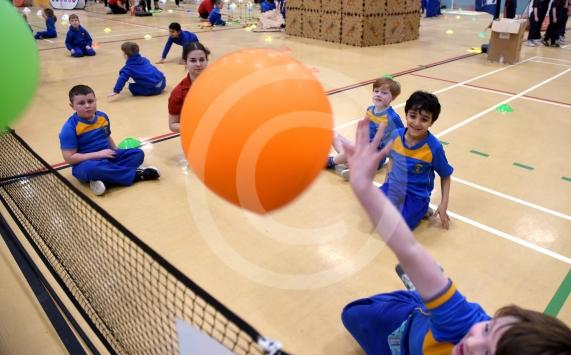 Government 60 active minutes scheme.Active 60 Festival for 5 to 7 yr olds were organised & delivered by Ascot & Maidenhead School Sport Partnership. Braywick Leisure Centre sports hall, MaidenheadSt Mary's School