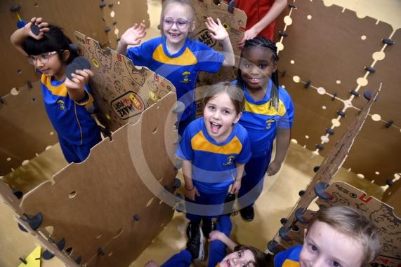 Government 60 active minutes scheme.Active 60 Festival for 5 to 7 yr olds were organised & delivered by Ascot & Maidenhead School Sport Partnership. Braywick Leisure Centre sports hall, MaidenheadSt Mary's School