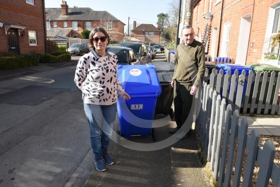 Residents in North Dean live in a one-way street. Residents are unhappy over the situation over the bin collections. They have to wheel the bins down the street for collection.Teresa Dale 