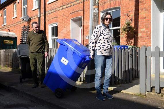 Residents in North Dean live in a one-way street. Residents are unhappy over the situation over the bin collections. They have to wheel the bins down the street for collection.Teresa Dale 