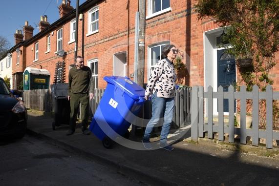 Residents in North Dean live in a one-way street. Residents are unhappy over the situation over the bin collections. They have to wheel the bins down the street for collection.Teresa Dale 