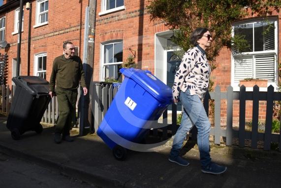 Residents in North Dean live in a one-way street. Residents are unhappy over the situation over the bin collections. They have to wheel the bins down the street for collection.Teresa Dale 