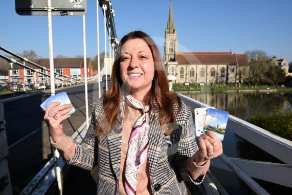 Emma Sweet &ndash; business story about her playing card business Ace Places (Marlow and Henley packs).-  beside Marlow Bridge & All Saints Church 