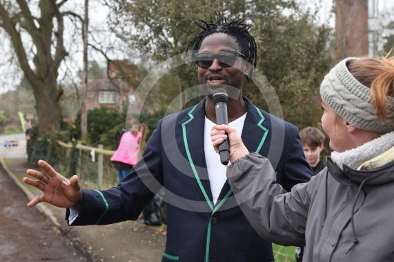 GORING 10K Road RaceIBRAHIM TURAY- guest starting the 10K