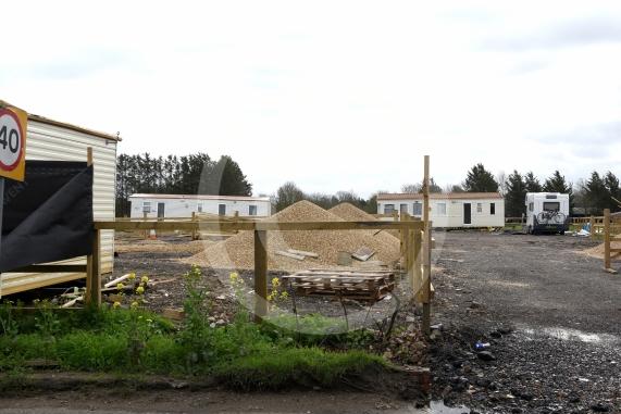 Travellers have set up on the crossroads at Forest Green/Oakley Green Road/Fifield Road.They&rsquo;ve been there a while.