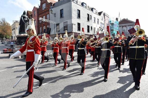The Mayor. Councillor Mrs Christine Bateson and Town Crier, Chris Brown will be reading out the Proclamation of the Accession of King Charles III to the throne on Sunday 11th September
Castle Hill, Windsor