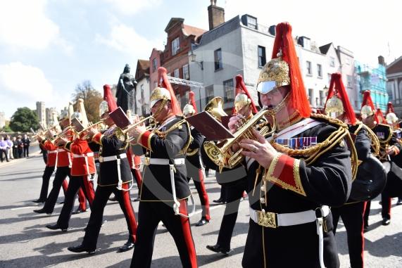 The Mayor. Councillor Mrs Christine Bateson and Town Crier, Chris Brown will be reading out the Proclamation of the Accession of King Charles III to the throne on Sunday 11th September
Castle Hill, Windsor