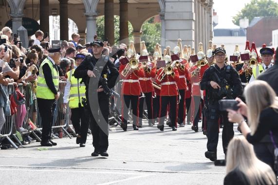 The Mayor. Councillor Mrs Christine Bateson and Town Crier, Chris Brown will be reading out the Proclamation of the Accession of King Charles III to the throne on Sunday 11th September
Castle Hill, Windsor