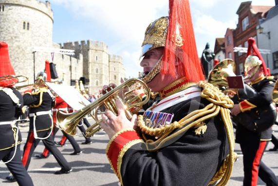 The Mayor. Councillor Mrs Christine Bateson and Town Crier, Chris Brown will be reading out the Proclamation of the Accession of King Charles III to the throne on Sunday 11th September
Castle Hill, Windsor