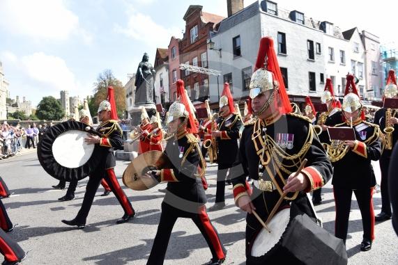 The Mayor. Councillor Mrs Christine Bateson and Town Crier, Chris Brown will be reading out the Proclamation of the Accession of King Charles III to the throne on Sunday 11th September
Castle Hill, Windsor