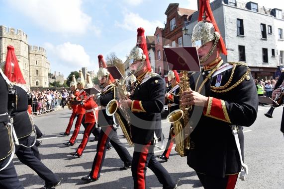 The Mayor. Councillor Mrs Christine Bateson and Town Crier, Chris Brown will be reading out the Proclamation of the Accession of King Charles III to the throne on Sunday 11th September
Castle Hill, Windsor