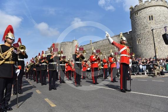 The Mayor. Councillor Mrs Christine Bateson and Town Crier, Chris Brown will be reading out the Proclamation of the Accession of King Charles III to the throne on Sunday 11th September
Castle Hill, Windsor