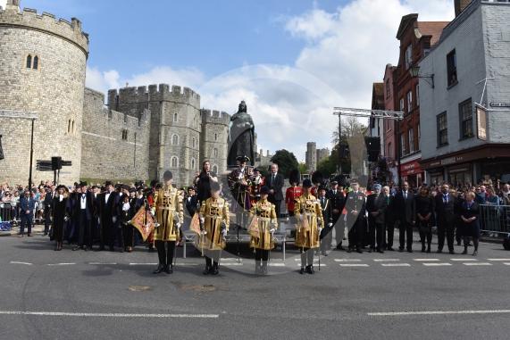 The Mayor. Councillor Mrs Christine Bateson and Town Crier, Chris Brown will be reading out the Proclamation of the Accession of King Charles III to the throne on Sunday 11th September
Castle Hill, Windsor