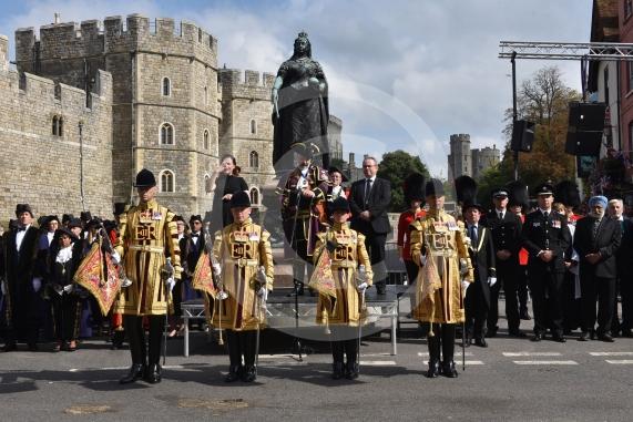 The Mayor. Councillor Mrs Christine Bateson and Town Crier, Chris Brown will be reading out the Proclamation of the Accession of King Charles III to the throne on Sunday 11th September
Castle Hill, Windsor